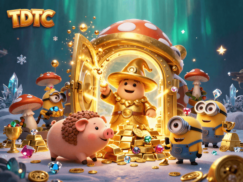 Engage in TDTC to discover magical treasures with the wizard and his pig companion in this vibrant casino