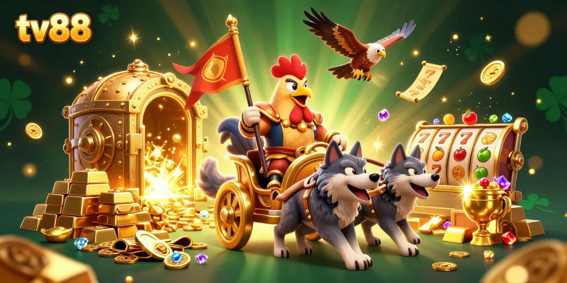 Engage in exhilarating gameplay at tv88 with stunning jackpot visuals and rich casino elements.